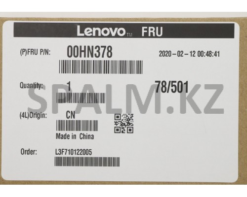 00HN378 - Камера 1 мп НБ T470s Camera Front MIC ZIF10 CHNY Lenovo (00HN378/37020870)