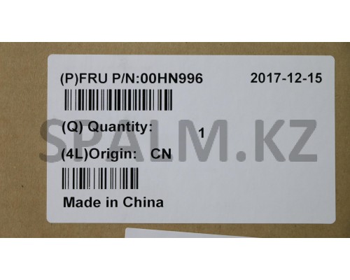 00HN996 - Радиатор с осевым вентилятором НБ X260 CPU heatsink w/fan SNN Lenovo (00HN996/37022186)