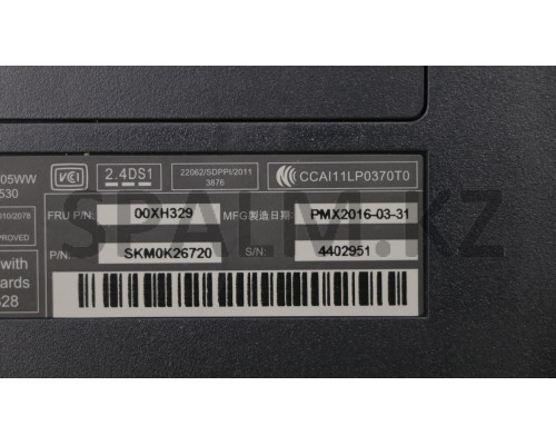 00XH329 - Беспроводная клавиатура 102кл KBRFBU71 и мышь MORFKHO ПК Lenovo (00XH329/37018489)