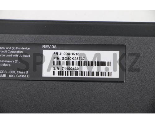 00XH518 - Клавиатура 102 кл. USB ПК Slim USB KB CY RU Lenovo (00XH518/37023100)