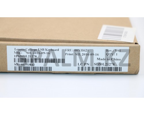 00XH621 - Клавиатура 102 кл. SK-8823 USB ПК USB Calliope KB BK CH Lenovo (00XH621/35051284)